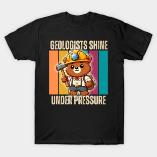 Cute Geologo bear T-Shirt